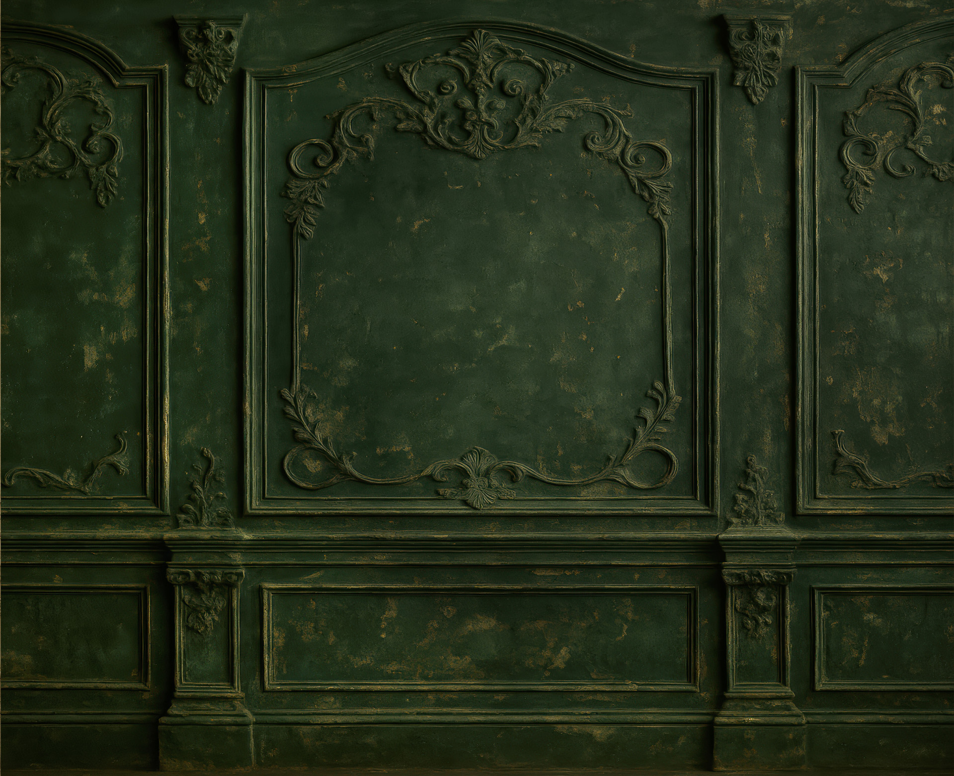 Studio Panel Backdrop Distressed Palace Panels Green Vinyl Photography Backdrop For Studios ...